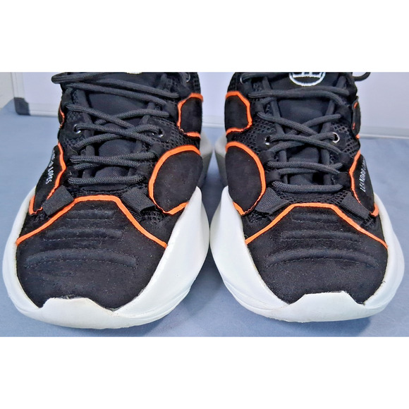 Leandro Lopes Contrast Detail Sneakers Black Orange Chunky Sole Men EU 43 US 10 main image 11